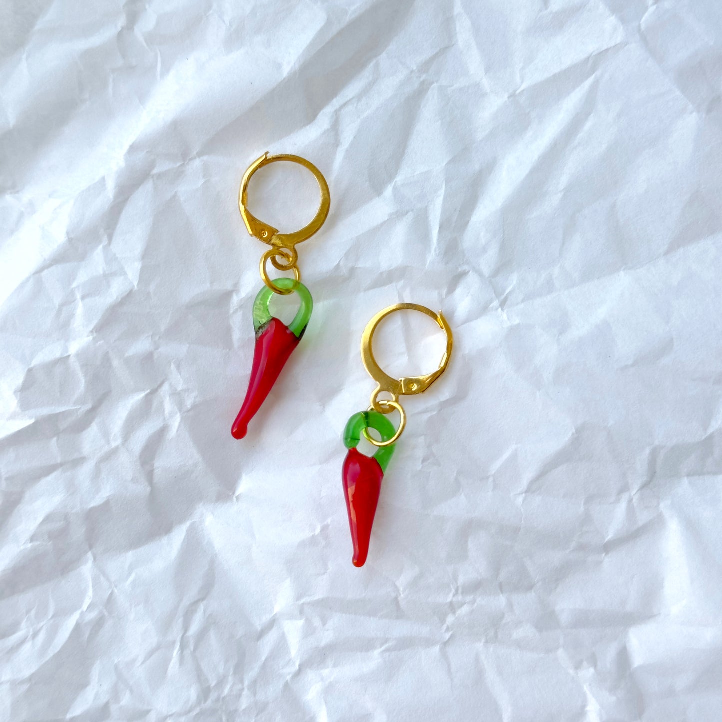 Red Hot Pepper Earrings