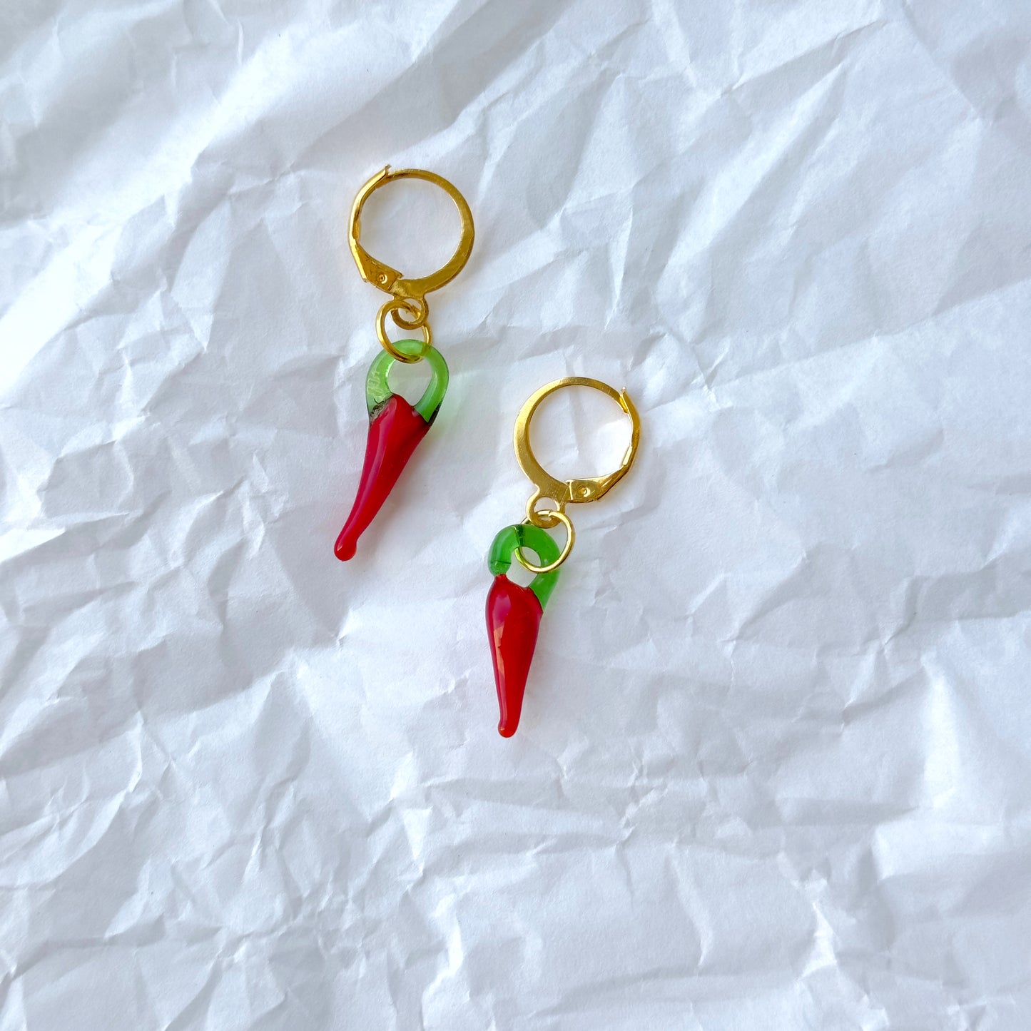 Red Hot Pepper Earrings